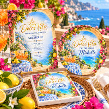 La Dolce Vita Amalfi Coast Italian Summer Party 