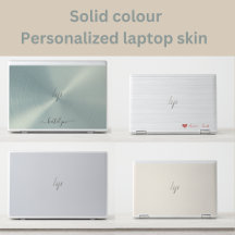 Solid colour Personalized laptop skin