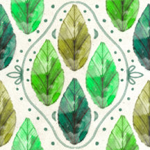 Autumn Watercolor Leaf Pattern