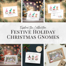 Festive Holiday Christmas Gnomes
