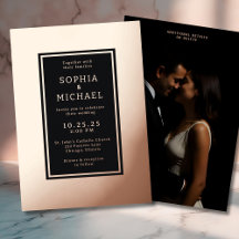 Timeless Elegance Foil Framed Wedding Collection