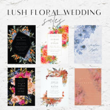 Lush Floral and Botanical Wedding Invitations