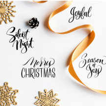 Christmas Expressions Rubber Stamps