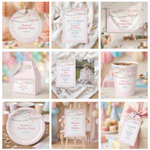 Fancy Nancy Pink Girls Birthday Party