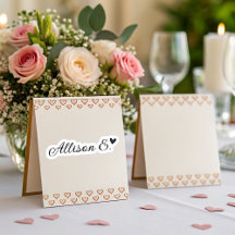 Guest List Wedding Baby Shower Stickers Hearts