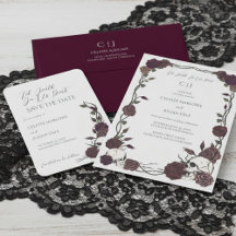 The Dark Romance Skull & Rose Wedding Collection