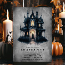 Gothic Victorian Haunted House Halloween Suite