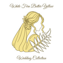 White Fern Butter Yellow Wedding Collection