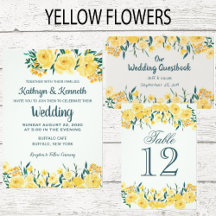 Yellow Spring Floral Wedding Suite
