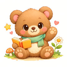 Fairytale Reading Bear