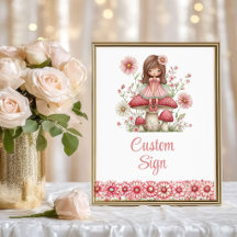 Cute Fairy Blush Pink Flowers Girls Birthday 81B