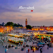 Marrakesh, Morocco - Jemaa el Fnaa Square