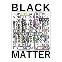 Black Lives Matter Word Search Puzzle Design
