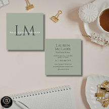 Earthy Sage Green Business Branding Collection