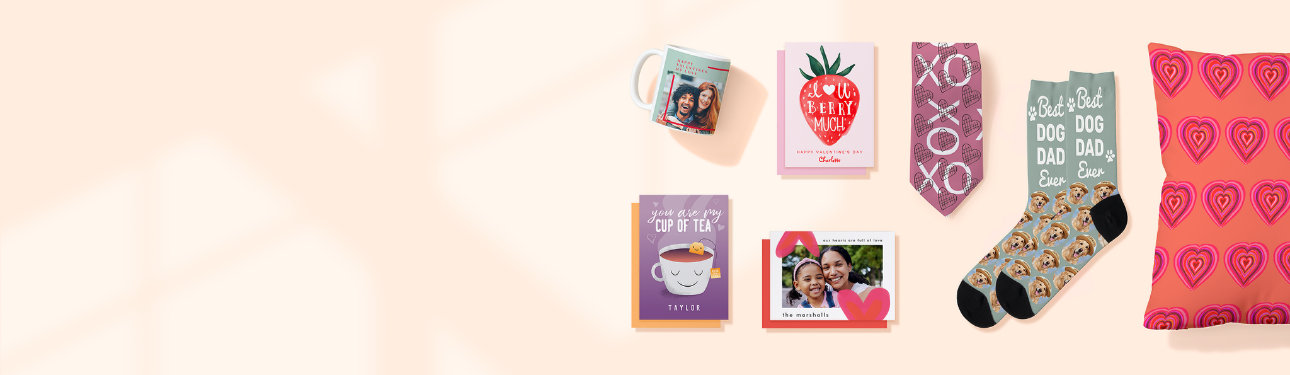 Fall head-over-heels with our custom-made gifts, cards and crafts