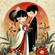 Asian Love wedding invitations