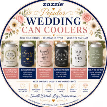 Popular Wedding Can Coolers