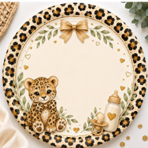 Leopard baby shower