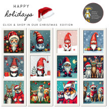 Funny animals in christmas disguise – cute Humor