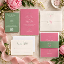 Peony Pink & Sage Green Wedding