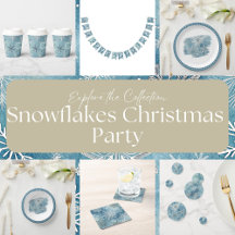 Winter Snowflakes Christmas Party Collection