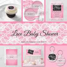 Pink & Lace Baby Shower Collection