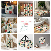 Colorful Mid-Century Geometric Pattern