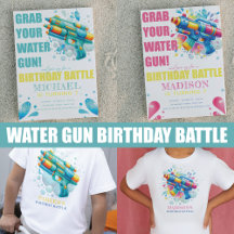 Water Gun Birthday Battle