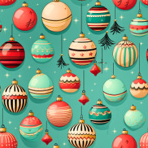 Retro Christmas Baubles