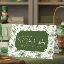 SHAMROCK PATTERNS CARDS, GIFTS & DECOR COLLECTION