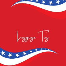 Luggage Tag - We Care We Vote