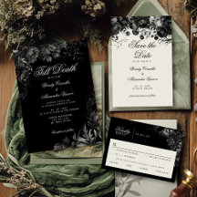 Classic Gothic Black and White Wedding Collection