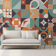Mid Century Geo Blocks