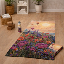 Colorful Hot Air Balloon Wildflower Sports & Tech