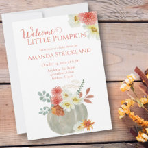 Welcome Little Pumpkin Baby Shower