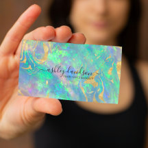 Blue Opal Gold Marble