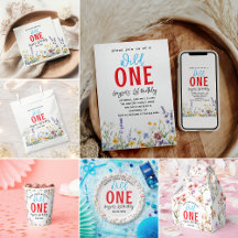 Wildflower Girl 1st Birthday Collection