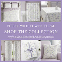 Lavender Purple Wildflower Floral Home Collection