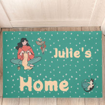 Yarn lovers door mats for outside or inside 