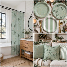 Sage Green Eucalyptus Berry Christmas Collection 