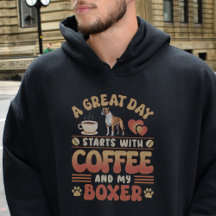 Groovy Great Day Coffee & Dog Hoodies