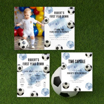 First Year Down Soccer Birthday Party