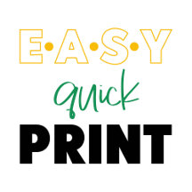 the QUICK EASY PRINT graduate collection