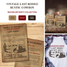Last Rodeo Bachelor Party Collection