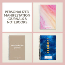 Personalized Manifestation Journals & Notebooks