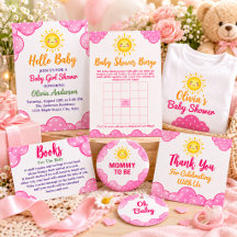 Little Sunshine Baby Girl Theme