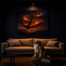 Fire Anchor — Nautical Fantasy Art Collection