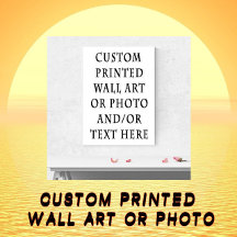 Personalized Customized Photo Poster Prints