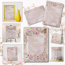 Vintage Blush Peony Wedding