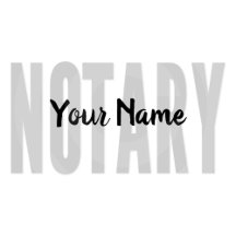 Notary Public Big Font